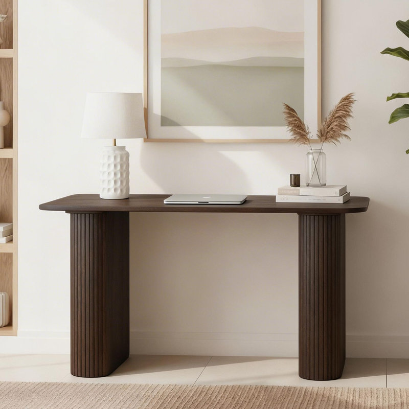 Monroe Computer Desk, Walnut