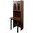 Fold-out Writing Desk In Walnut - Drawer And Shelf For Home Office Needs Convertible With Workstation