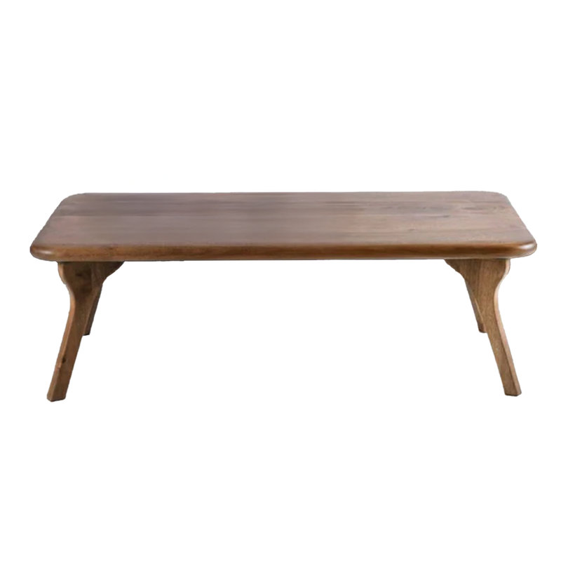 Handmade Walnut Solid Wood Coffee Table, 14" H x 28" L x 20" W