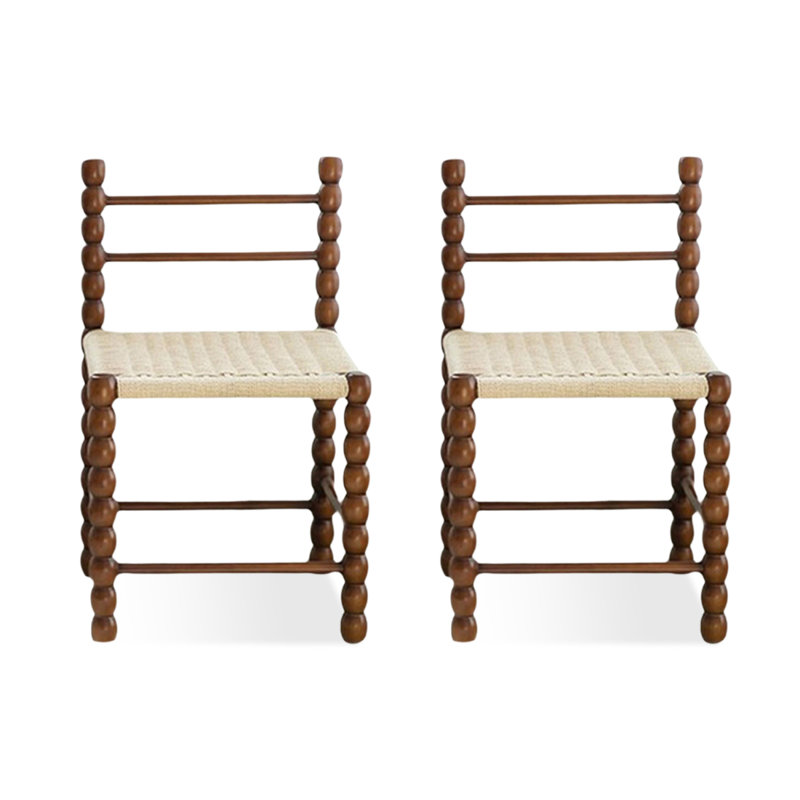 Ensemble de chaises à dossier moderne Modern Burlywood (ensemble de 2), Burlywood