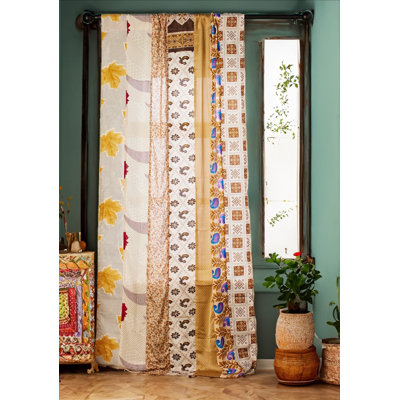 Bellbrook Polyester Blend Sheer Curtain Single Panel