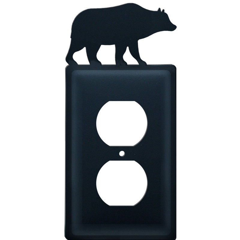 Bear 2-Gang Duplex Outlet Wall Plate