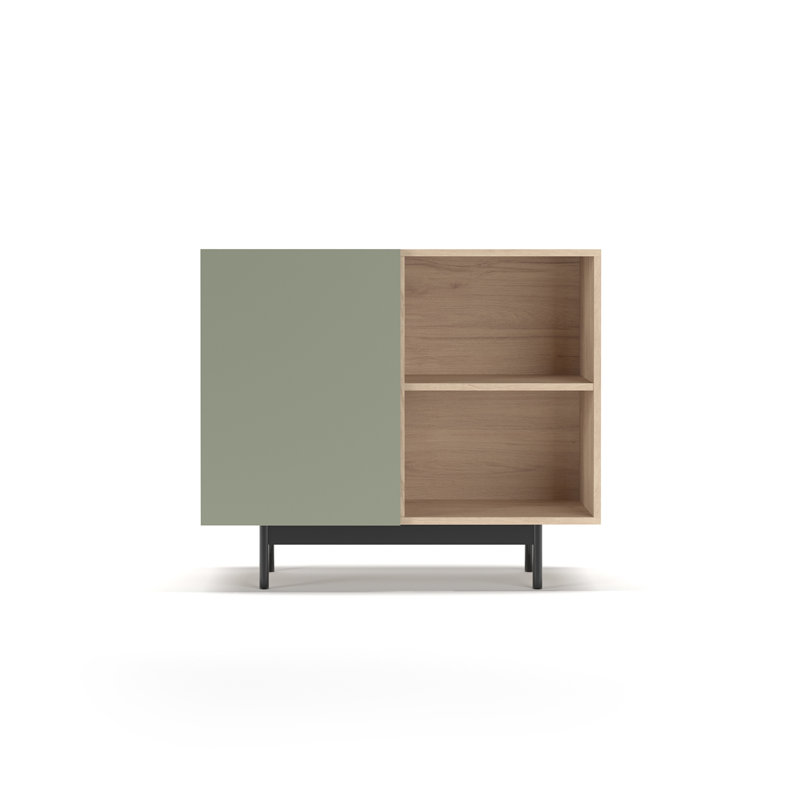 Jvonte Standard Accent Chest, Light Oak/Green
