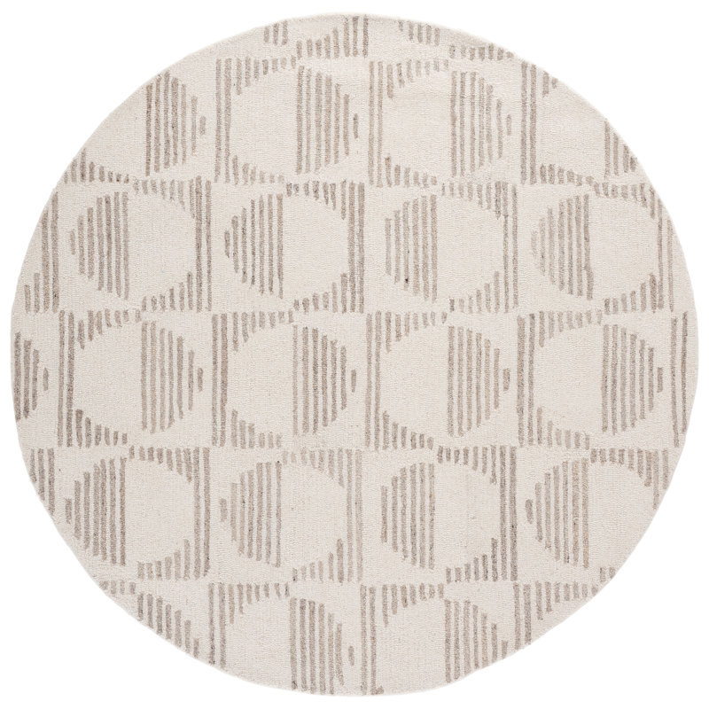 Metro 950 Hand Tufted 80% Wool; 20% Cotton Geometric Rug, Runner 2'3" x 8'