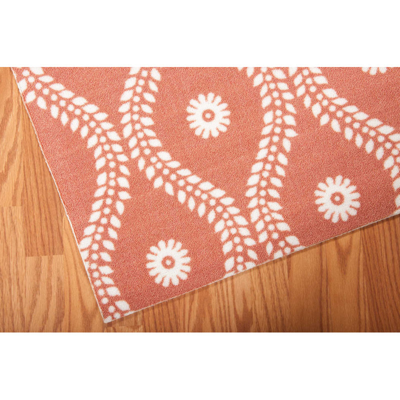 Tapis rouille moderne Dian, Rectangle 10 pi x 13 pi