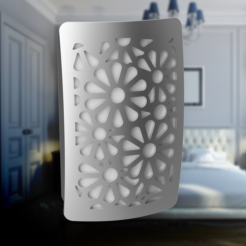 Lumière de nuit à del floral, Nickel