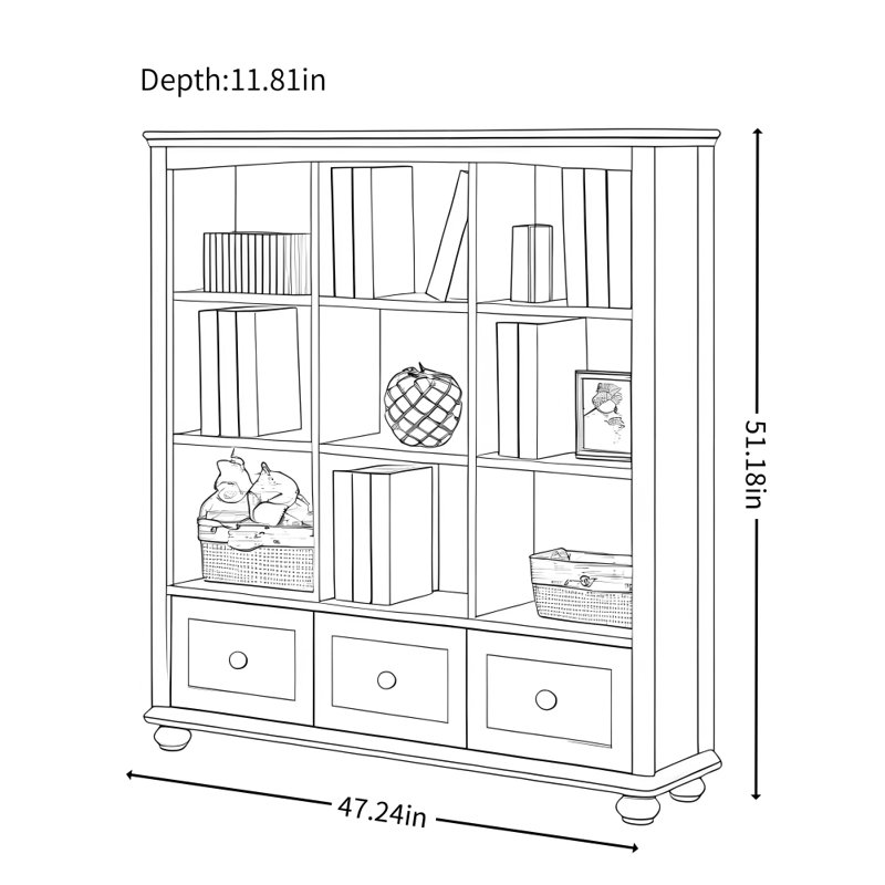Vitrine moderne blanche simple