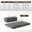 Matelas en mousse viscoélastique pliable de 6 pouces - compatible avec lit escamotable / gris lavable à la machine-1909255672