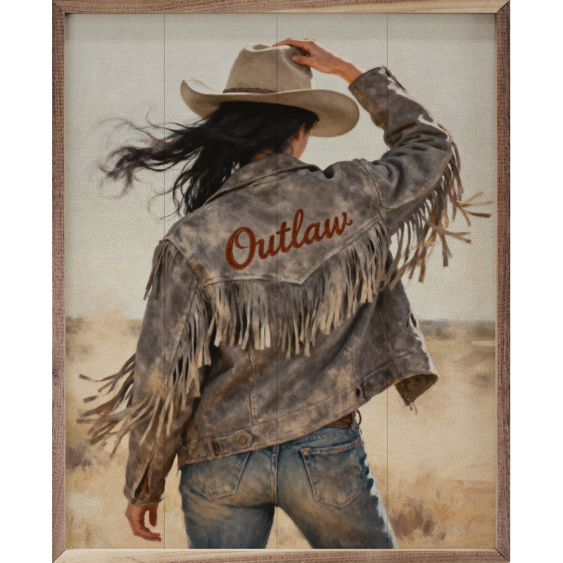 Western Women Outlaw, H 10 po x l 8 po