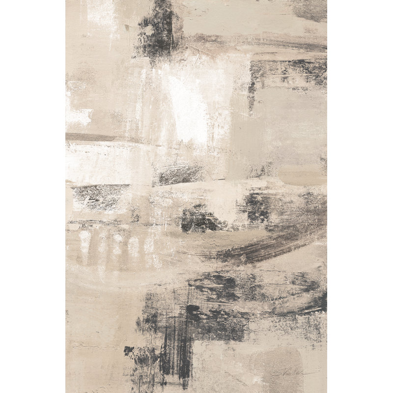 Neutral Shades III by Silvia Vassileva - Wrapped Canvas Painting, 122cm H x 81cm W