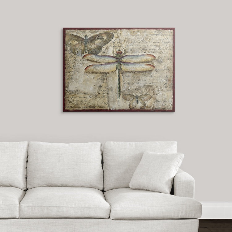 « ii » chariklia zarris, impression Poetic Dragonfly, H 27 po x l 36 po x P 1,5 po, Toile