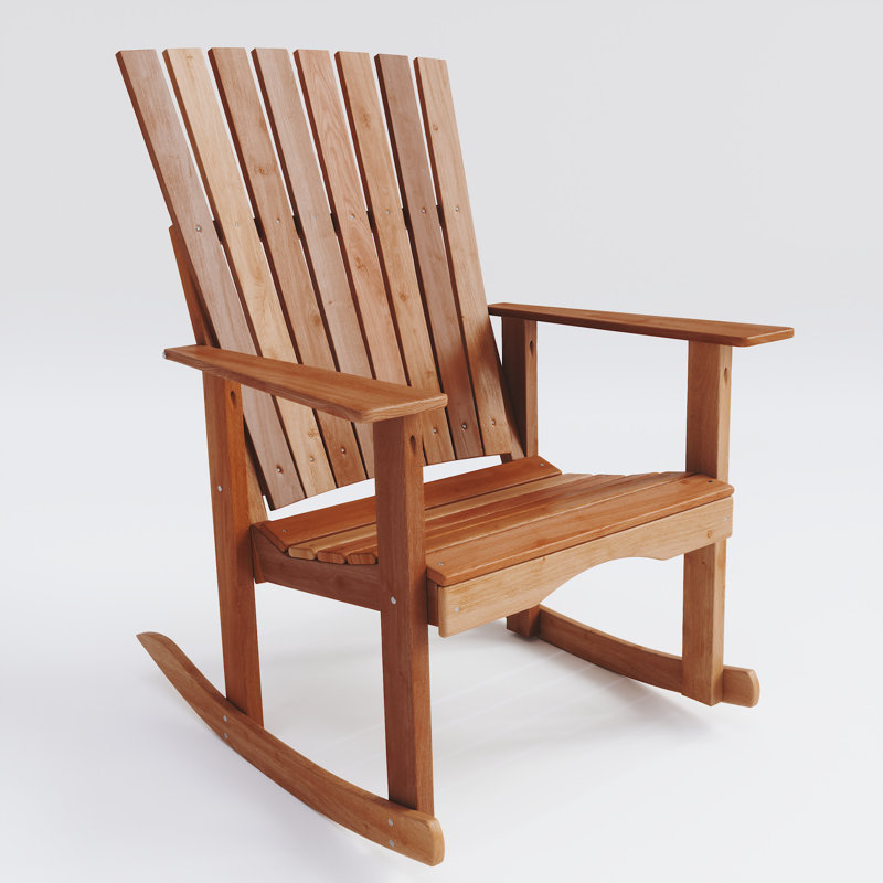 Chaise berçante Keystone Amish Co. Eden Cedar, Teinture cèdre