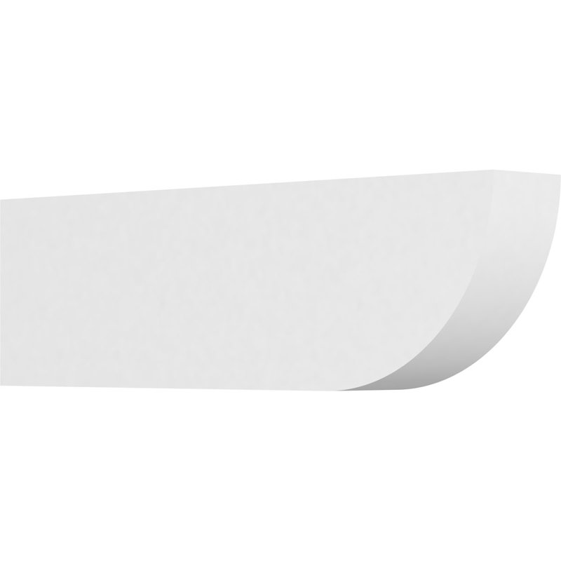 Queue de chevron standard en PVC de qualité architecturale Durham, H 6 po x L 3 po x P 20 po