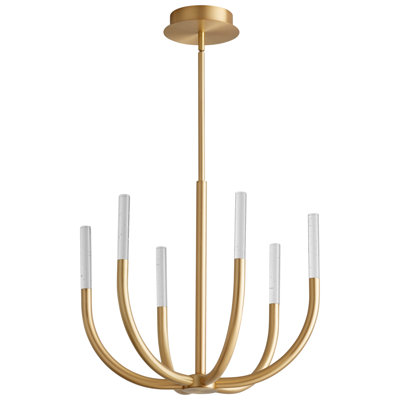 Lustre géométrique unique à 6 lumières Aldina