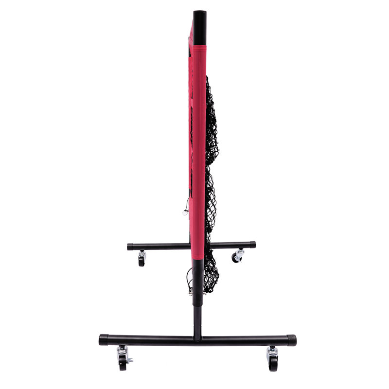 OUKANING 27,55 "X 27,55" filet de baseball 9 trous avec poches et roues