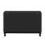 Modern Tv Table For 55-inch Tvs, Mirrored Surface, Solid Wood Legs, 3 Adjustable Shelves, Extra Large Entertainment Area