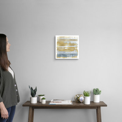" Abstract Expressions Light Gold " by David Moore Painting Print