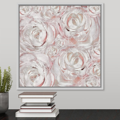 « rosé double iii », peinture sur toile