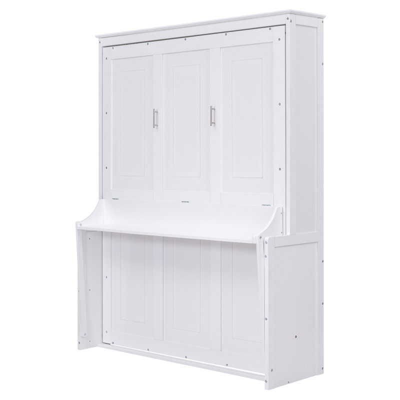 Grand lit escamotable Tessio, Blanc