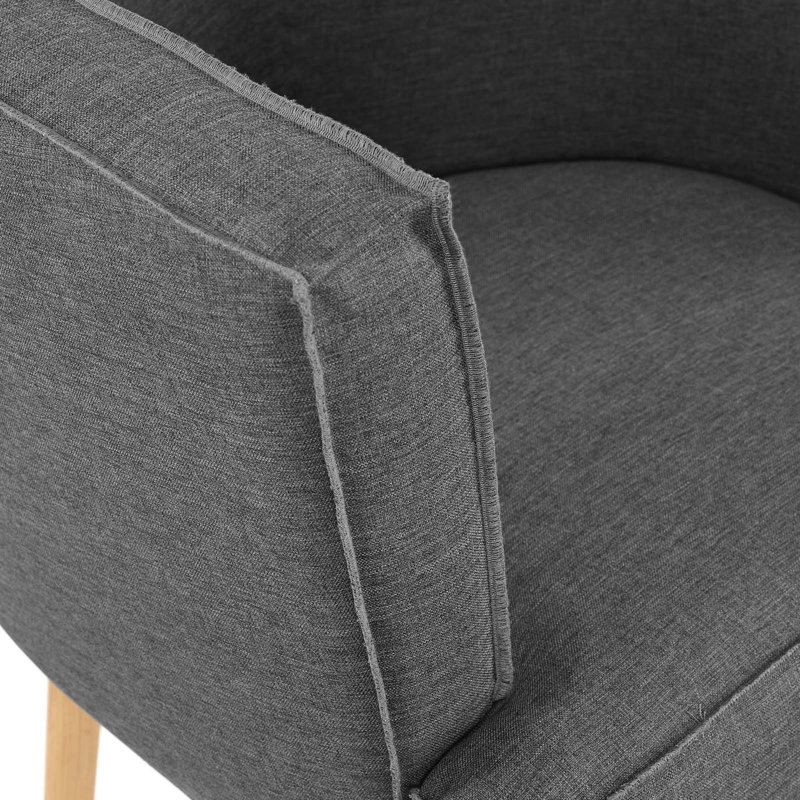 Chaise d'appoint Anders, Gris