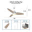 Ventilateur de plafond Doniyor 52-1382769691-1382769686