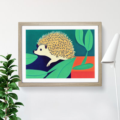 Cute Hedgehog - Framed Print