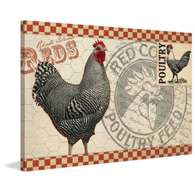 Poultry Feed - Wrapped Canvas Print