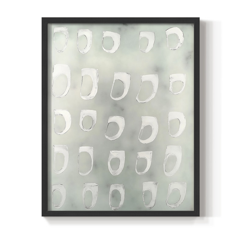 "ABSTRACT Series DCCLXVII" par J Paul, Noir, noir, noir, noir, H 11 po x l 9 po