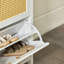 12 Pair Flip Down Shoe Storage