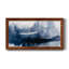 Indigo Tides - Peinture sur toile encadrée-1523197106