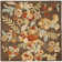 Emrick Blossom Hand Hooked Wool/Cotton/Latex Floral Rug in Brown