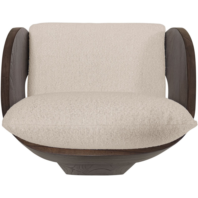 Maravi Lounge Chair, Sesam Polyester Blend
