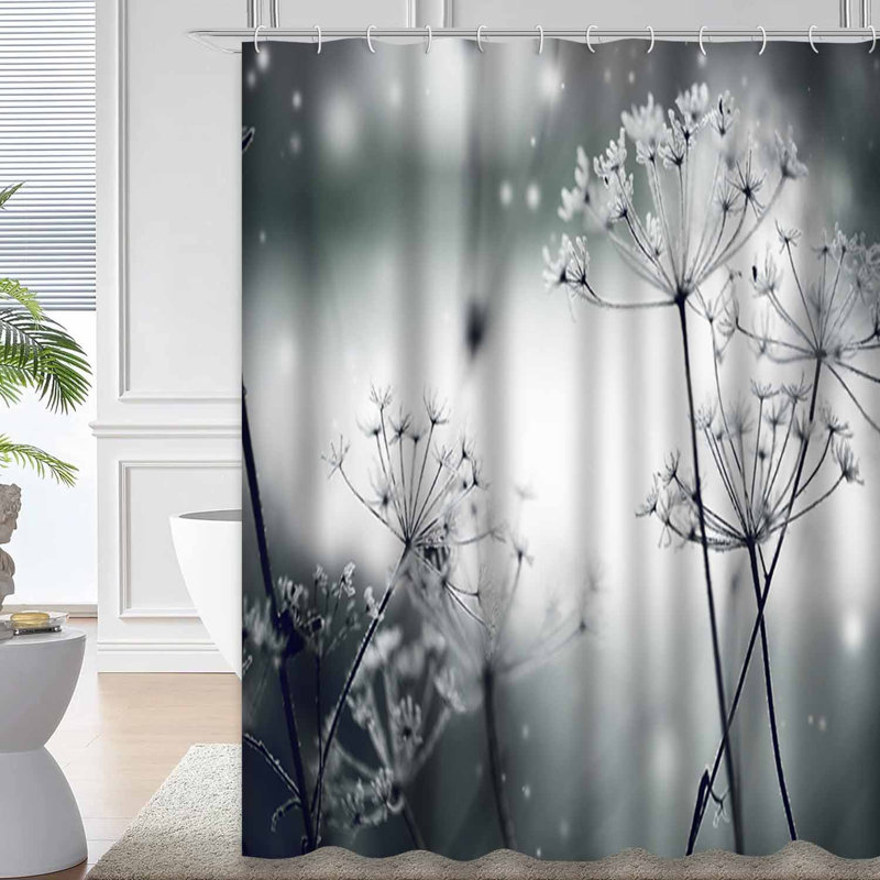 Rideau de douche Winter Landscape, L 72 po x l 78 po
