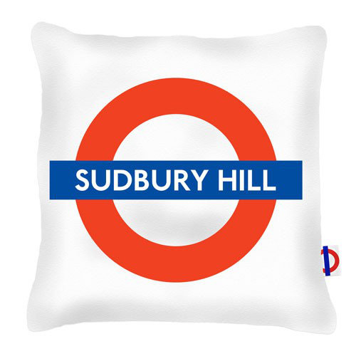 Sudbury Hill Tube Station London Transport Cushion