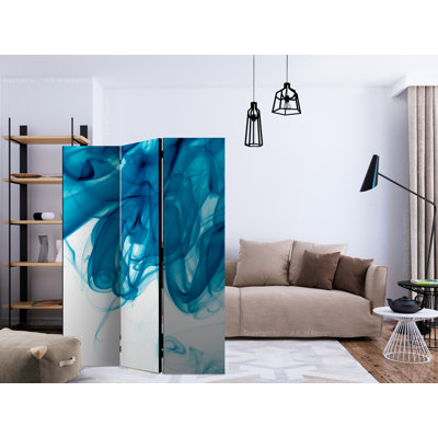 Gorlicki 135cm W x 172cm H 3 - Panel Solid Wood Folding Room Divider