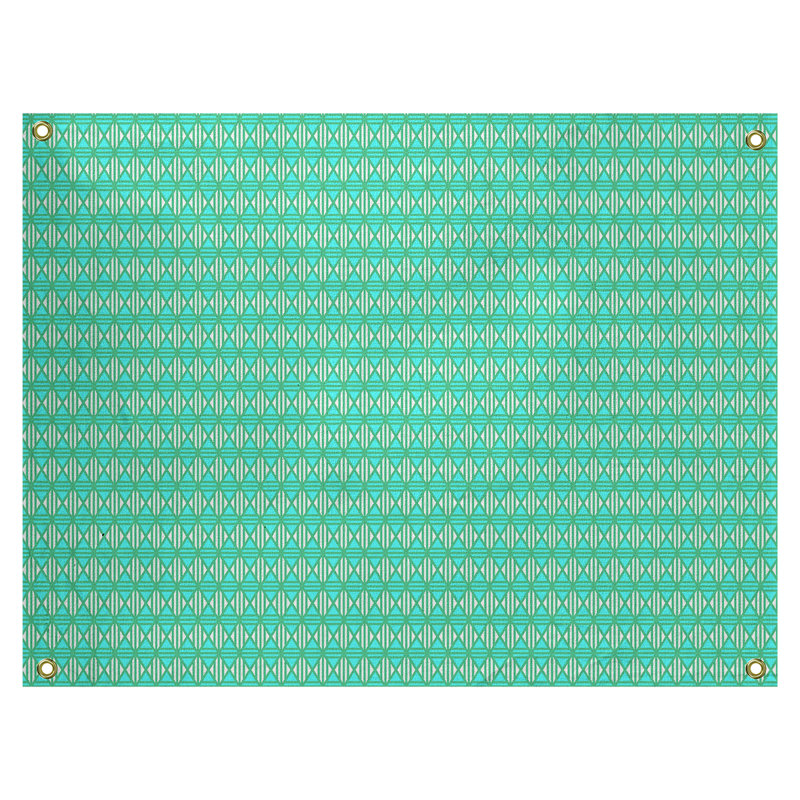 Tapisserie «Avicia Lined Diamonds» par Katelyn Elizabeth, H 27,5 po x l 37,5 po, Intérieur