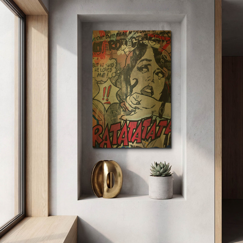 « Hot Rod » de Dan Monteavaro, décoration murale en métal, 30,5 x 40,5 cm, 12 po x 16 po