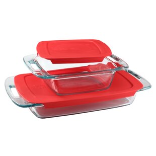 Pyrex Freshlock Rectangular Glass Food Storage Container - Clear, 8 cups -  Baker's