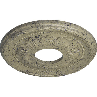 Médaillon de plafond H 12,13 po x l 12,13 po x P 1 po Palmetto