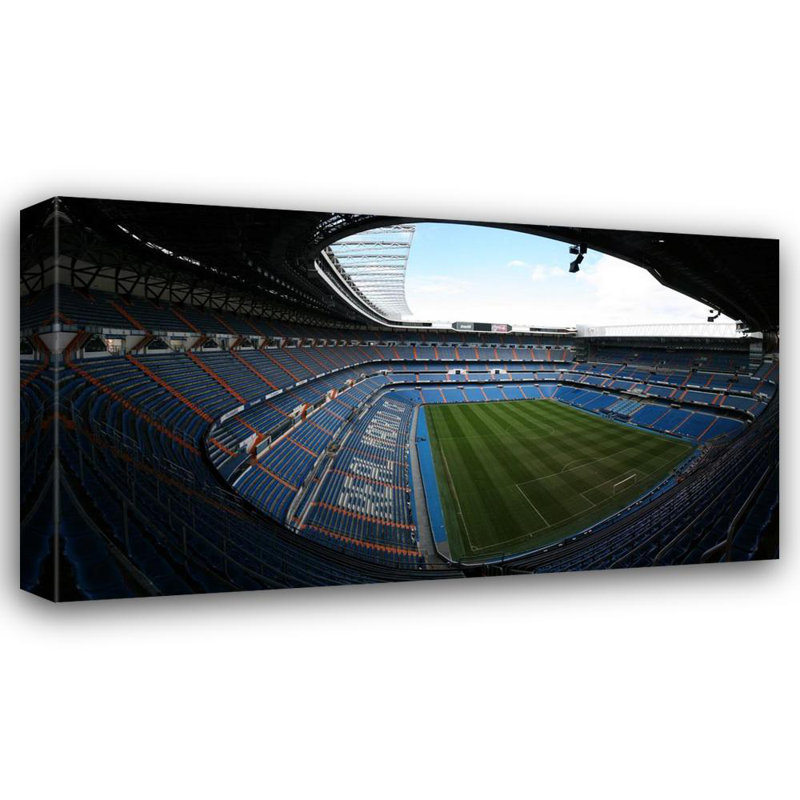Real Madrid Stadium, 10" H x 18" W