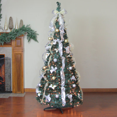 Arbre de Noël artificiel escamotable 6 pi