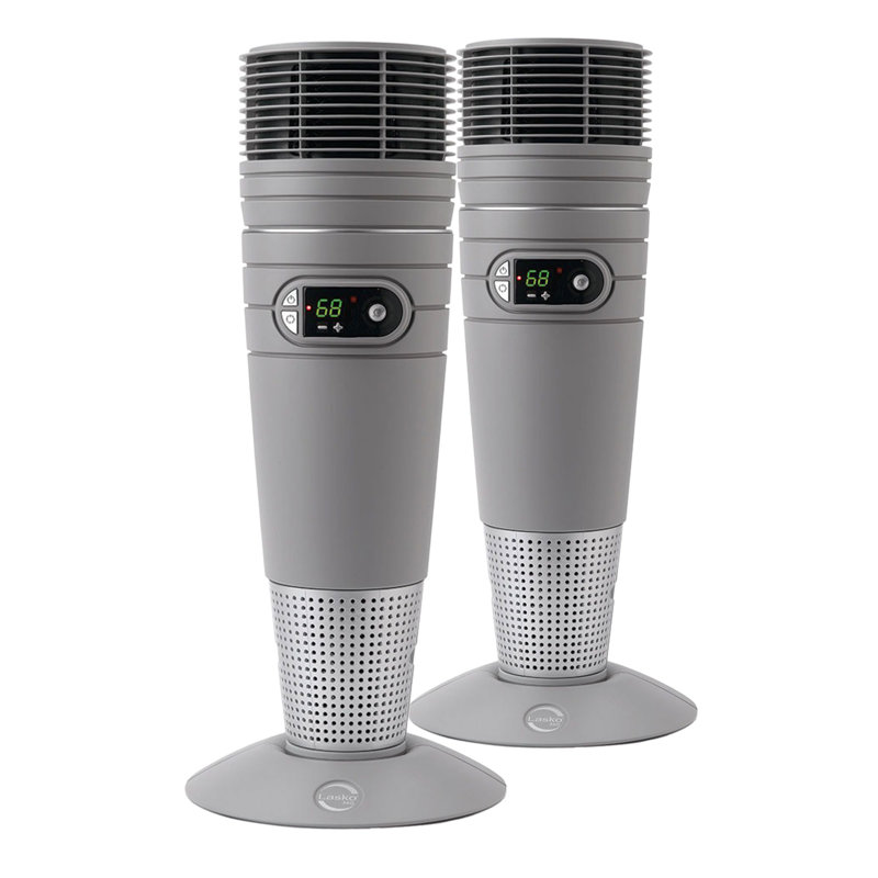 Lasko 1500 Watt 11000 BTU Electric Tower Space Heater with Adjustable Thermostat