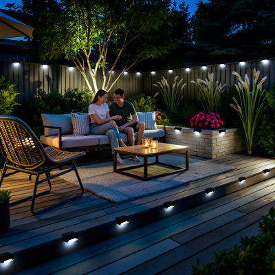Plastic Solar Powered Step Light Pack