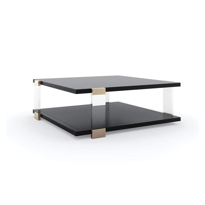 Corner Coffee Table, Black