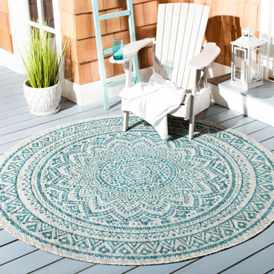 Amedee Performance Floral Indoor/Outdoor Area Rug