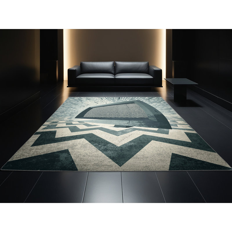 Tapis rétro lavable à la machine pour divertissement et culture pop, 4 x 6