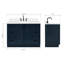 Ensemble de meuble-lavabo simple avec plateau en quartz ARIEL Kellie-99405088-124984831