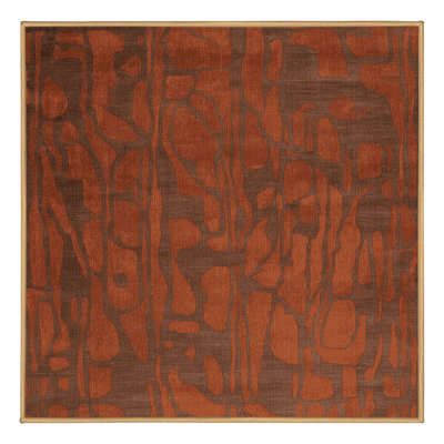 Tapis abstrait lavable à la machine