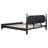 Selenia Elegant Solid Wood Platform Bed with Upholstered Headboard-1671884834-1671884833