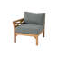 Kendrica Outdoor Teak One Arm Lounge Chair-2060398657
